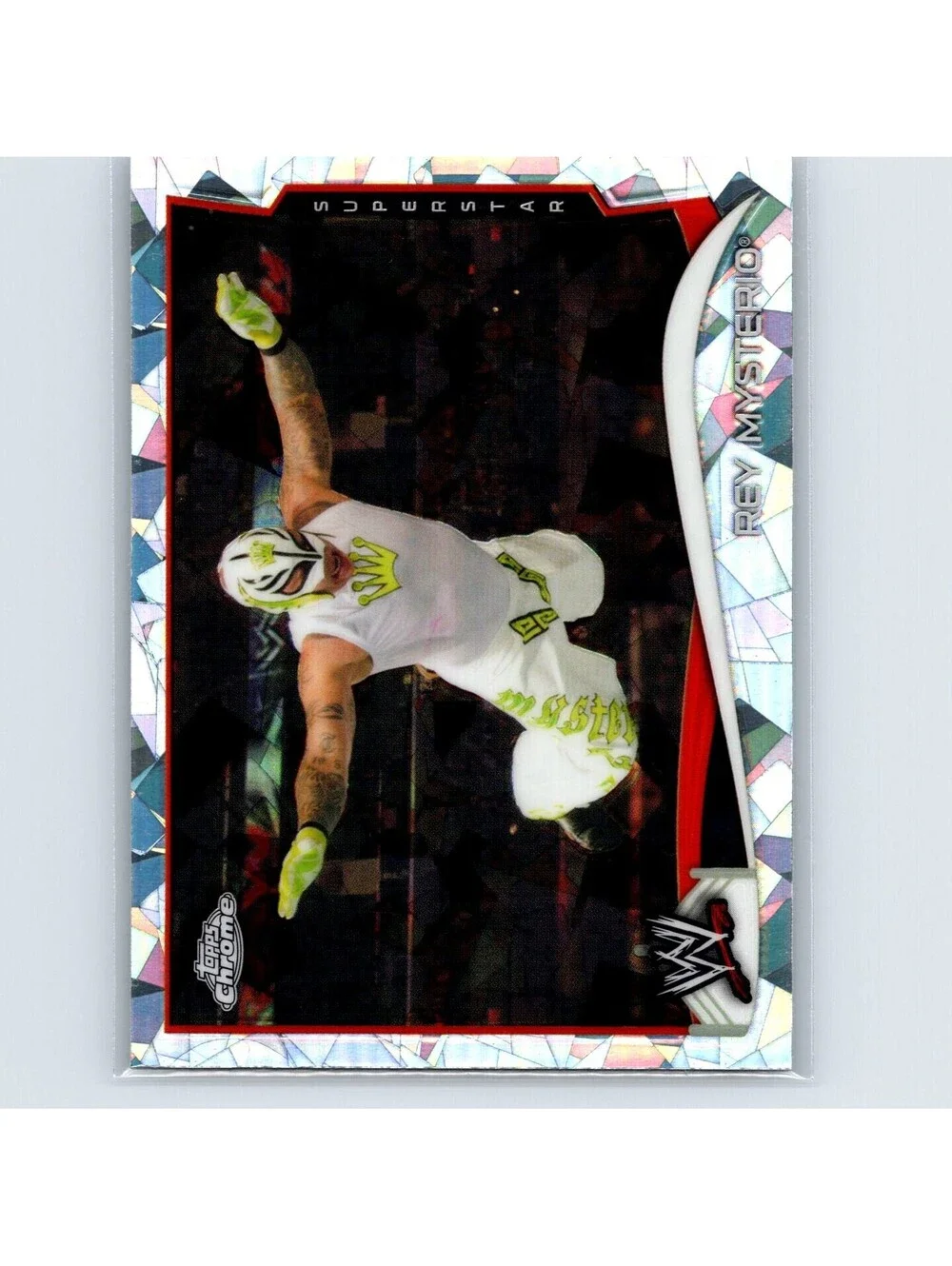 2014 Topps Chrome WWE Rey Mysterio #39 Atomic Refractors